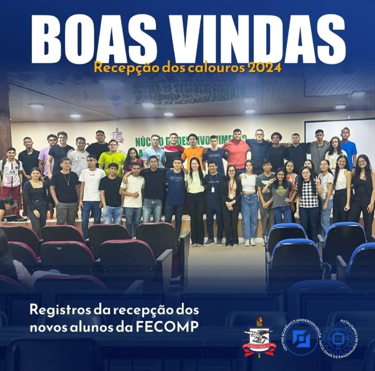 Sejam bem-vindos, calouros, à maior universidade do norte!